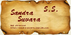 Sandra Suvara vizit kartica
